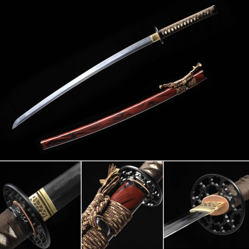 Handmade Chang Zeng Katana,Japanese samurai sword,Real katana,Folding pattern steel