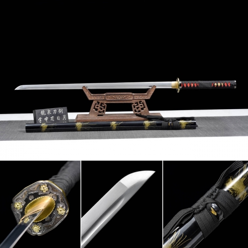 Handmade Yin Lou Ninjato,Japanese samurai sword,Real Ninjato,High-performance manganese steel