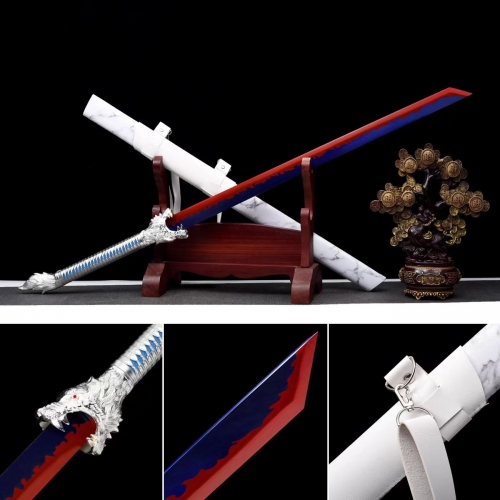 Handmade Seven kills sword,Handicrafts,Tang Horizontal Sword,Real Tang Sword,Chinese sword,High-performance manganese steel